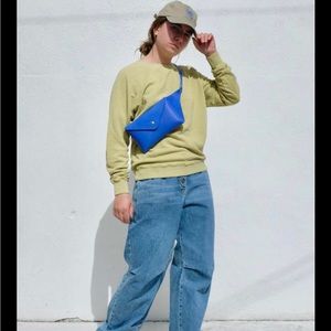 Jungmaven Tahoe raglan sweatshirt in Margarita